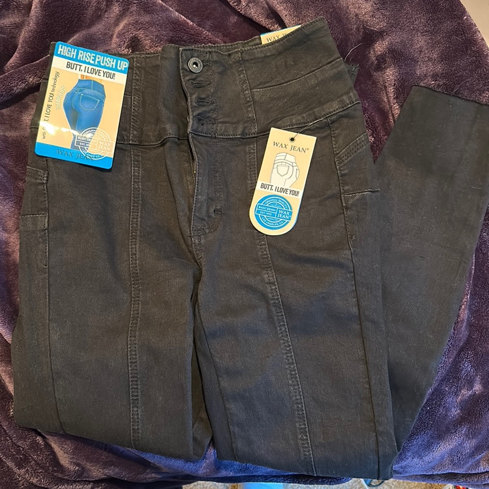 Fashion Nova jeans black high waisted skinny